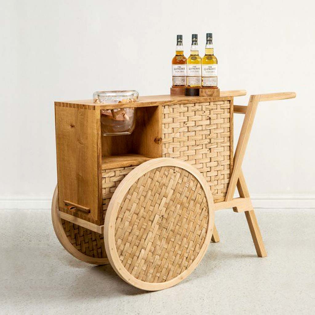 drinks trolley and ice bucket