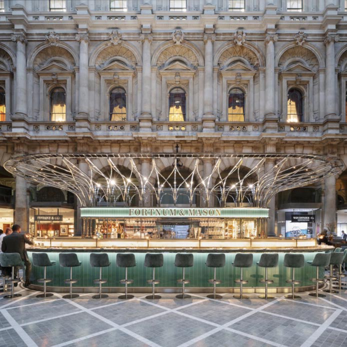 The royal exchange central bar in London