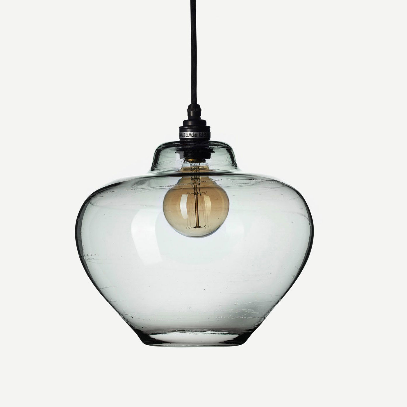 glass pendant light michael ruh