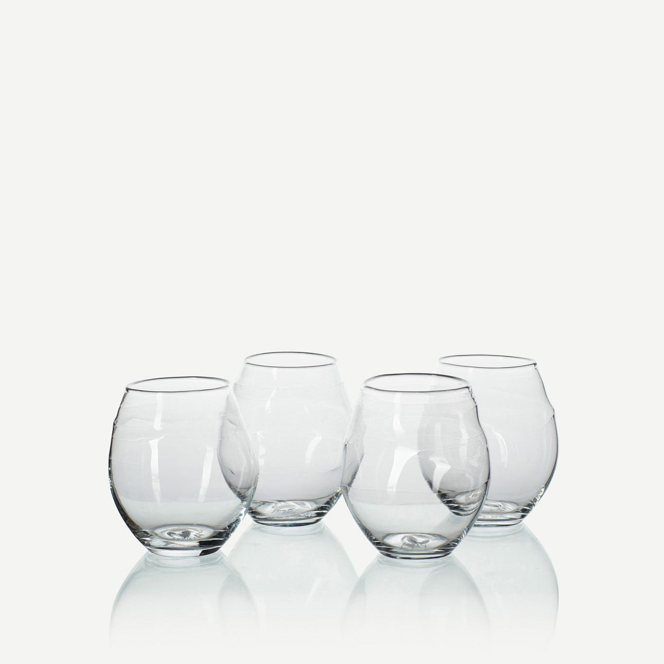 Glass roundy tumblers
