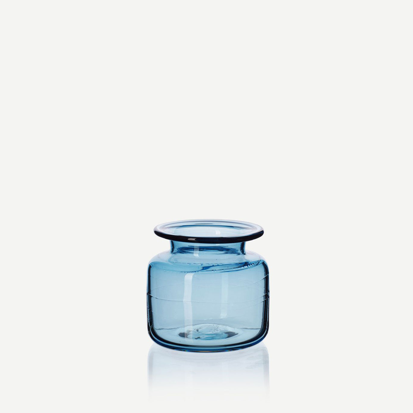 Sea Blue apothecary small jar