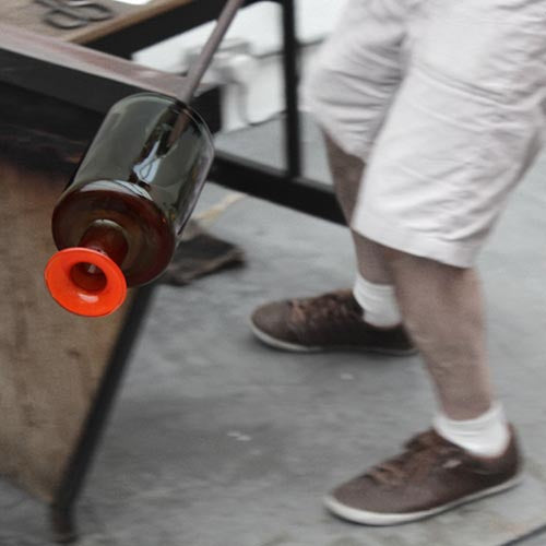 hand blown perfume bottle by michael ruh