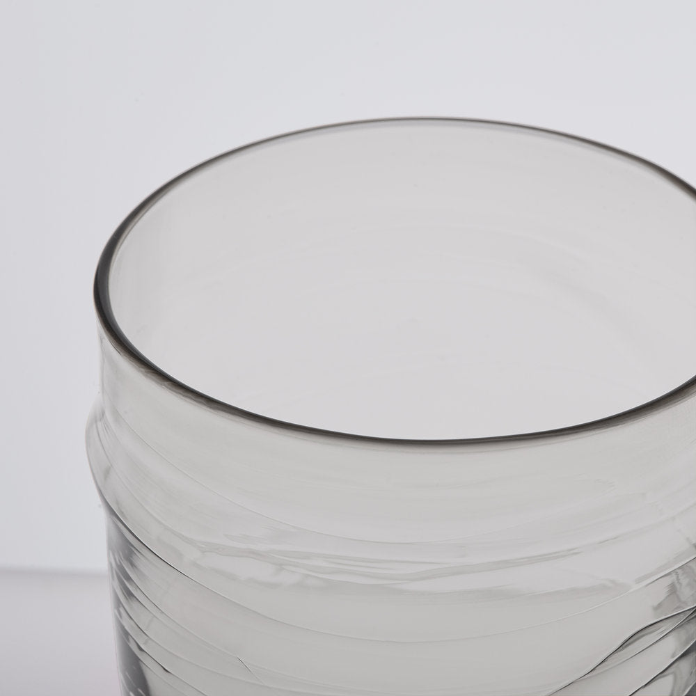 clear juice glass