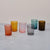 set of 6 coloured tumblers for water and cordials