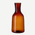 dark brown glass  water carafe