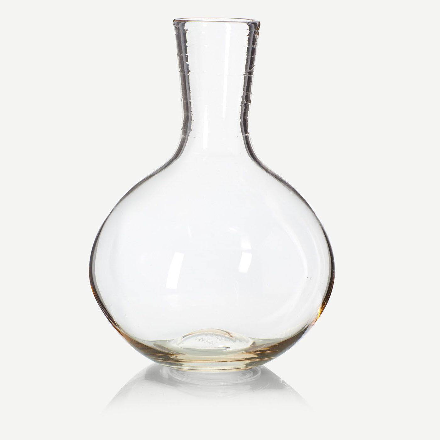 modern roman handblown glass vase