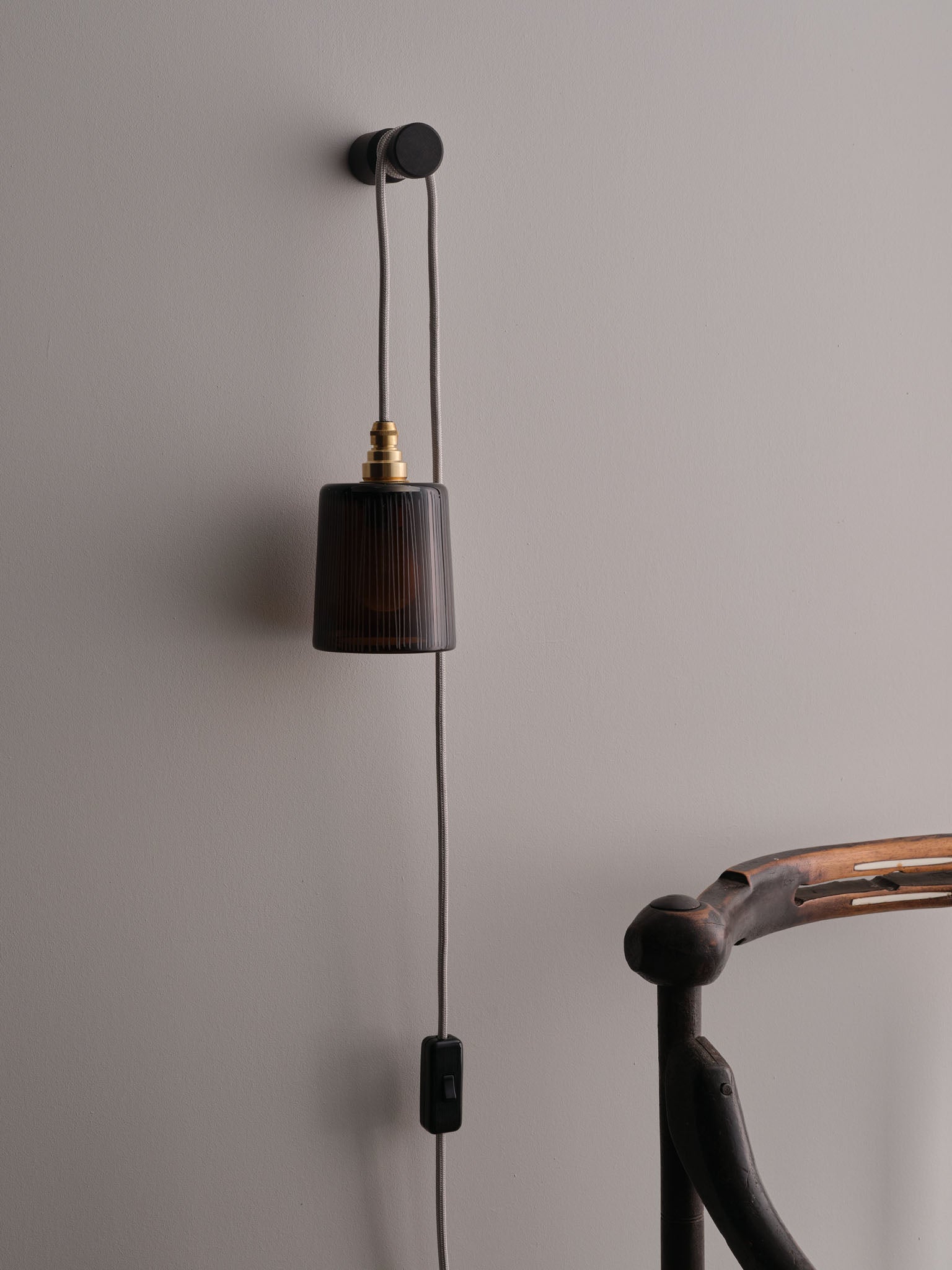 pendant wall light handmade glass