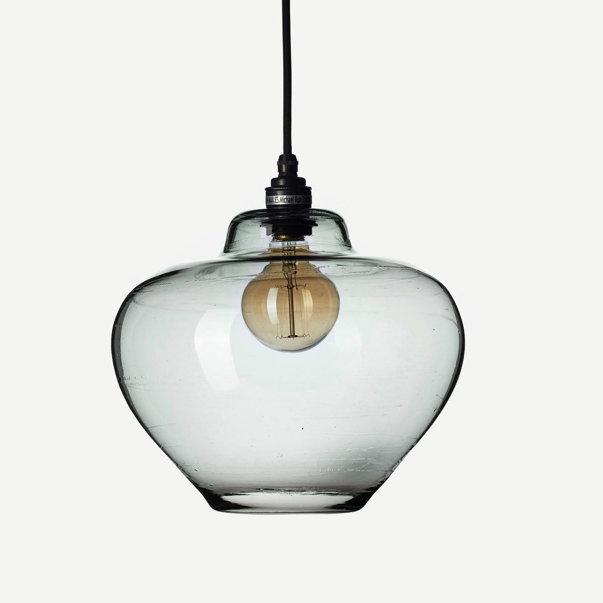glass pendant light michael ruh