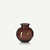 dark smoke brown glass flower vase