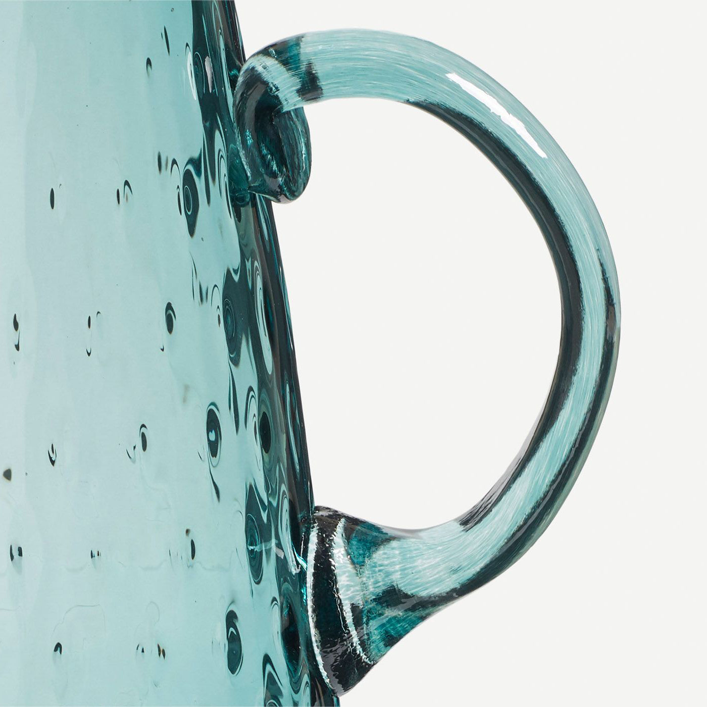 Vases jewel coloured glass vases