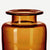 amber brown apothecary jar vase