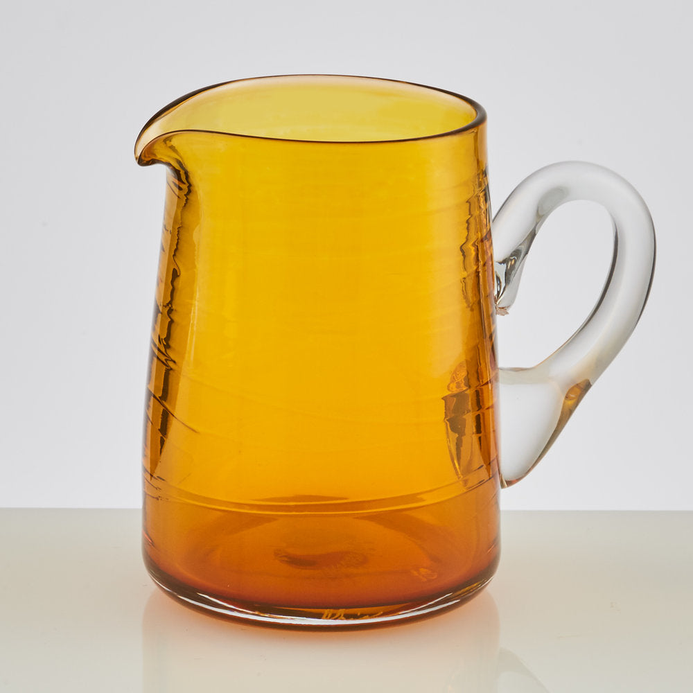 Small glass salad dressing jug