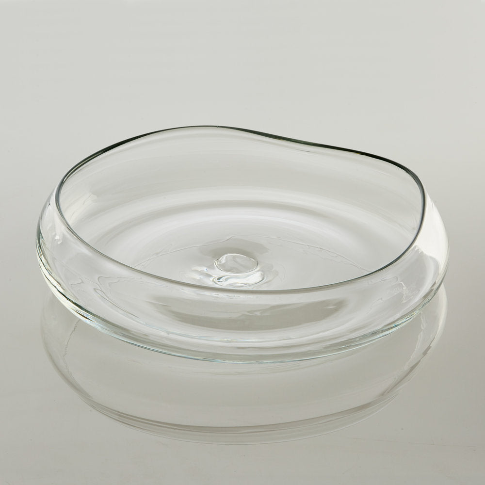 glass salad bowl