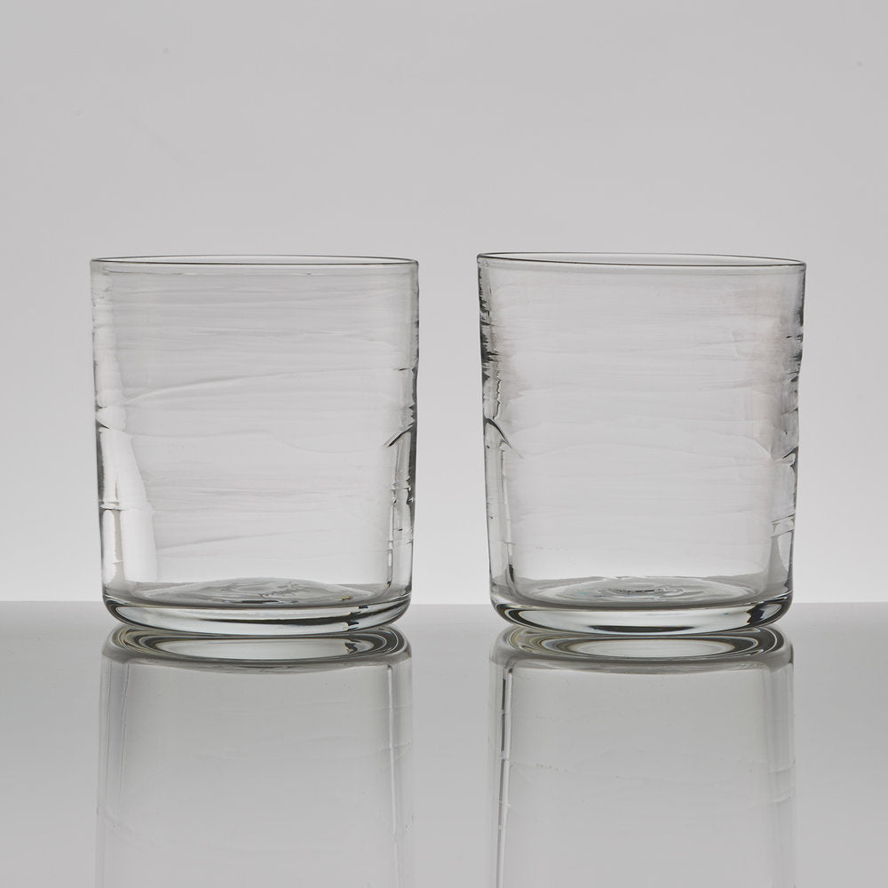 Set of two whisky glasses