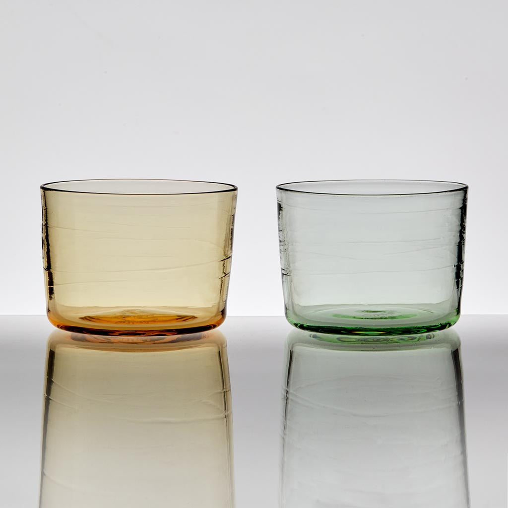 coloured water glasses