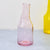 Small pink  handblown glass vase