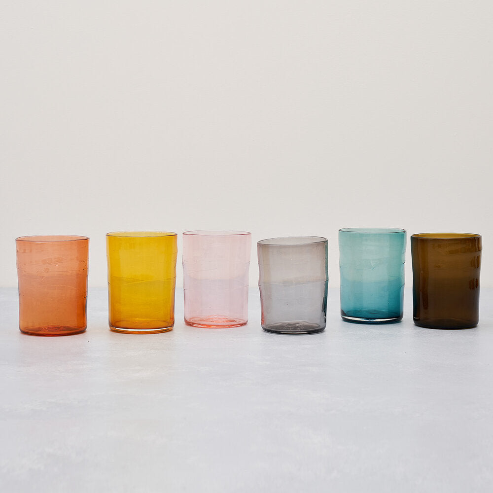 Coloured Water Glassware