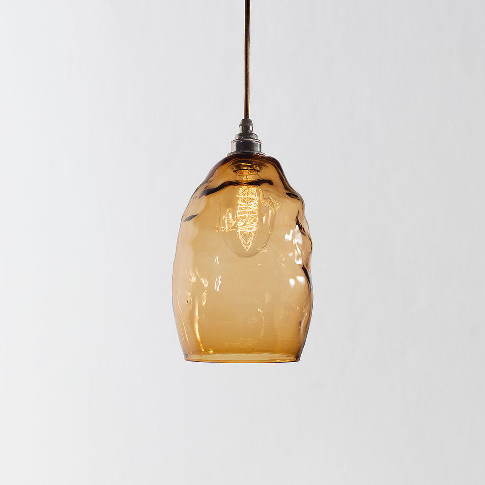 hand blown contemporary pendant light