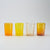 Prairie Collection of Four Coloured Recycled Glass Tumblers
